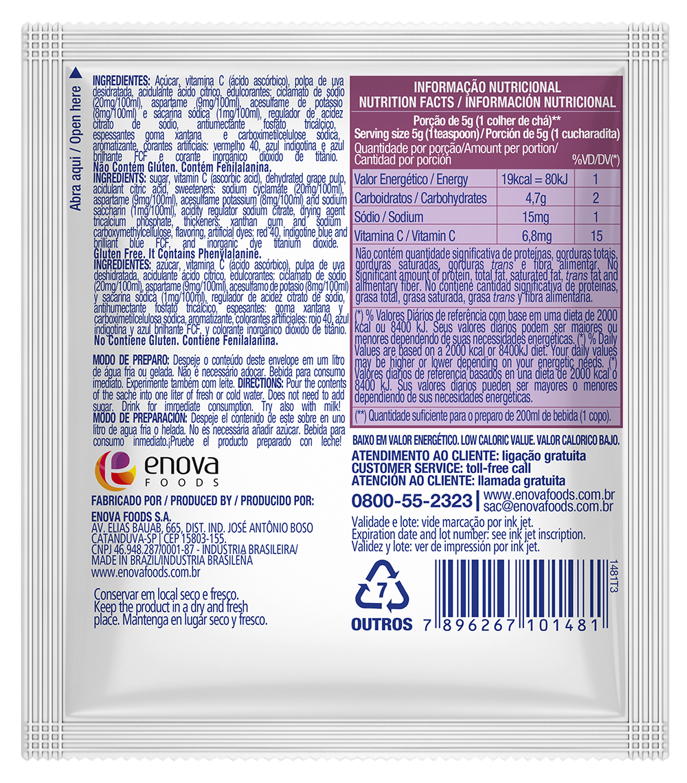 Glup 25g 1L Uva Verso