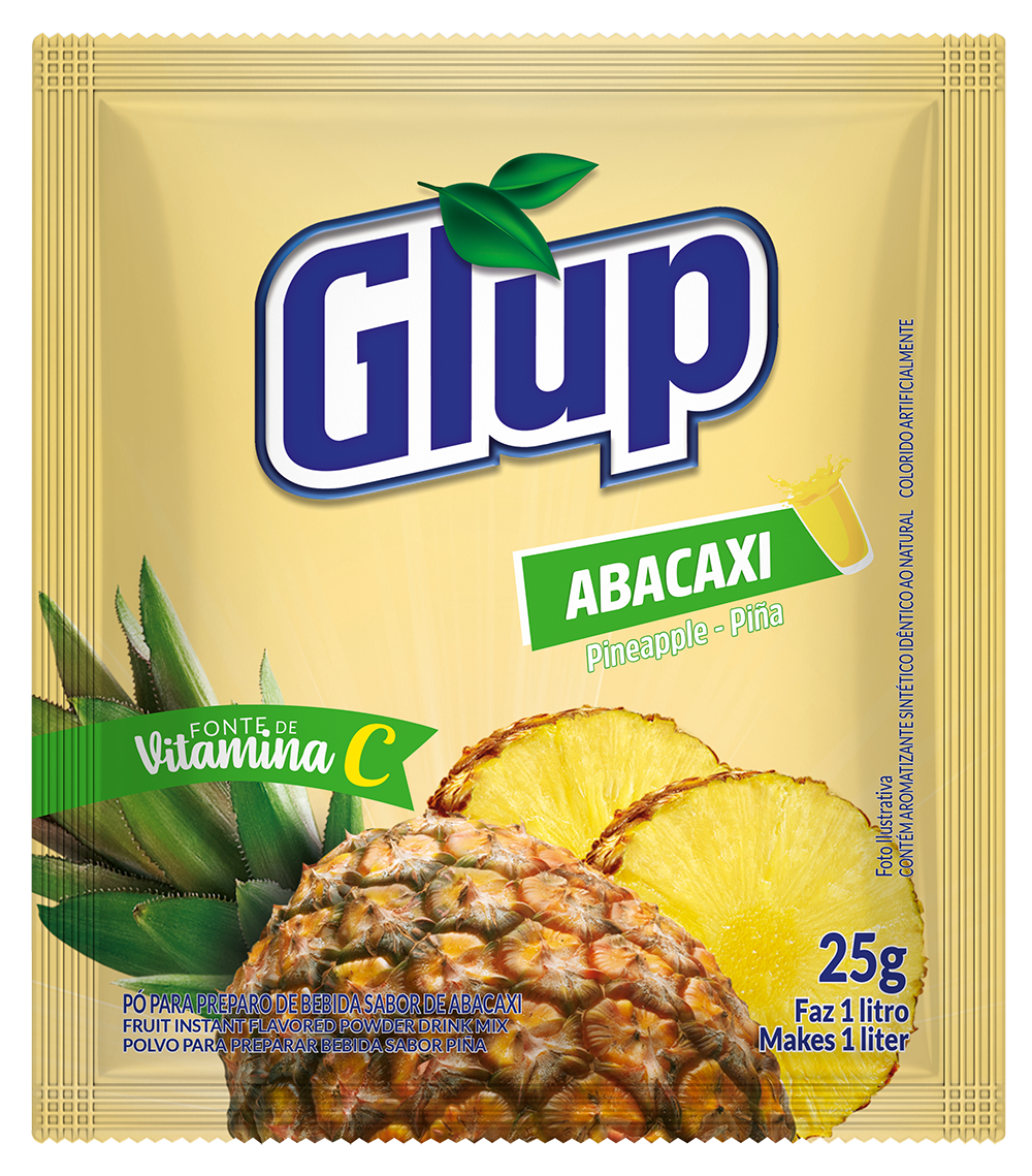Glup 25g 1L Abacaxi Frente